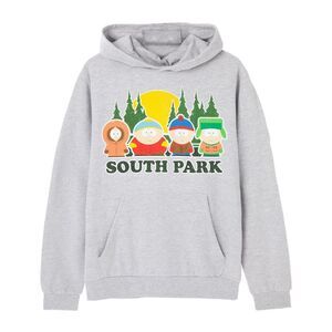 South Park Mens Lineup Hoodie / Grey Marl